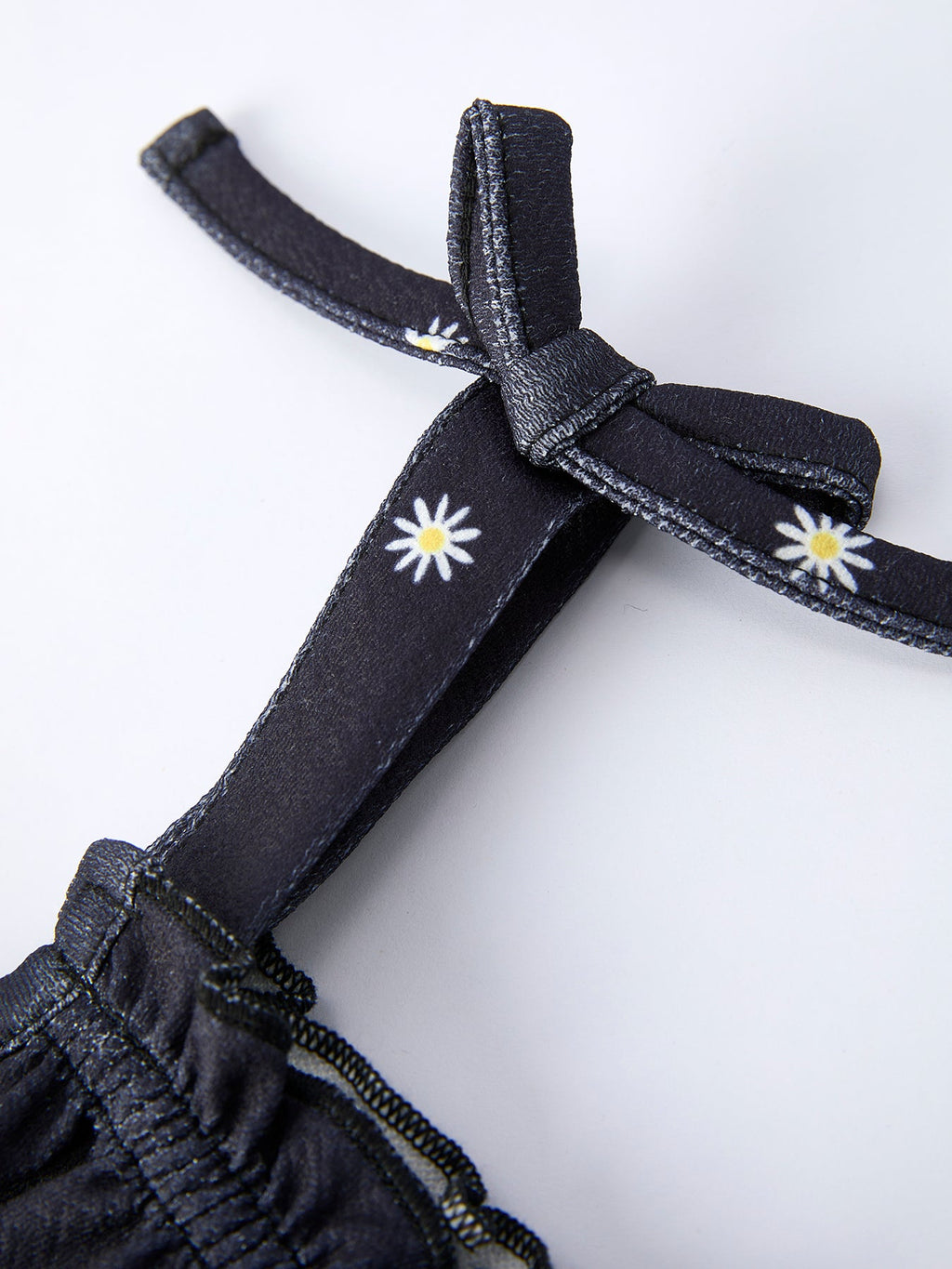 Summer Daisy  Girls Bow Ruffle Set