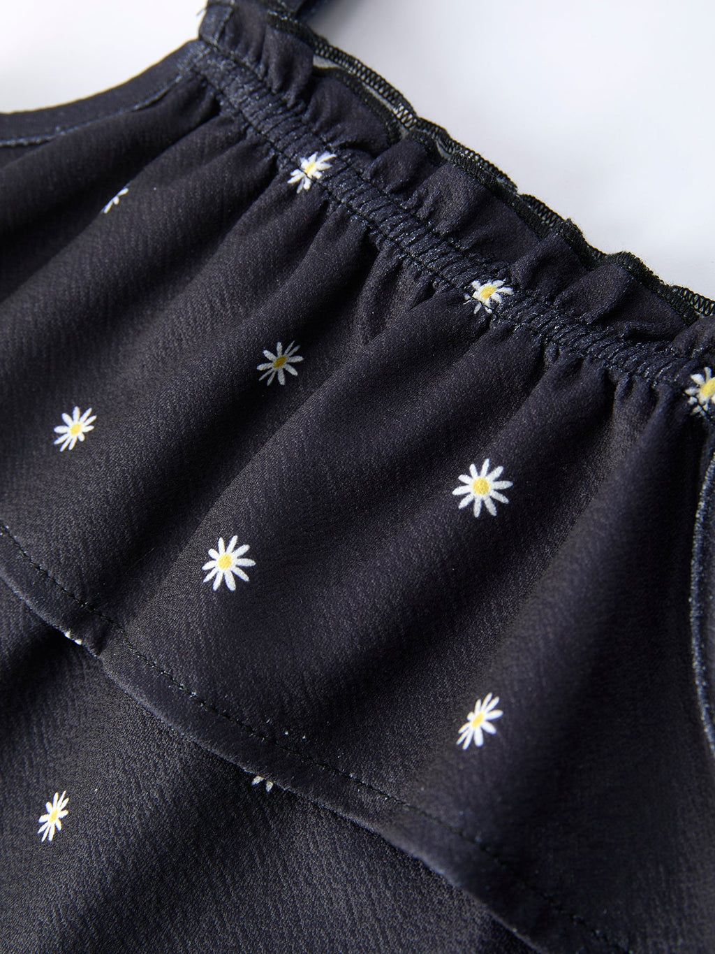 Summer Daisy  Girls Bow Ruffle Set