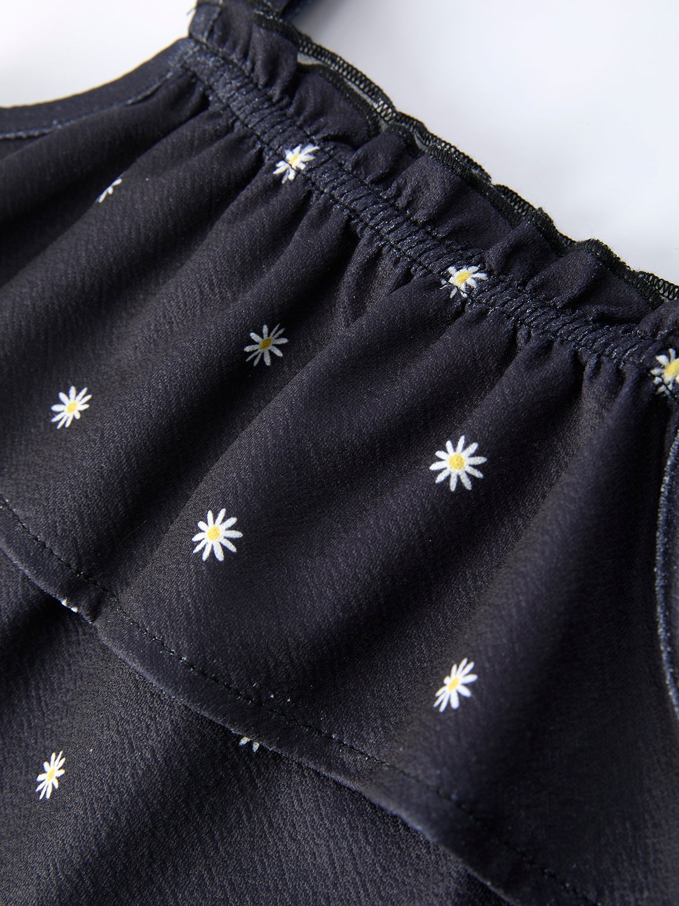 Summer Daisy  Girls Bow Ruffle Set