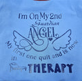 2nd Guardian Angel Glitter T-Shirt - Funny Therapy Tee