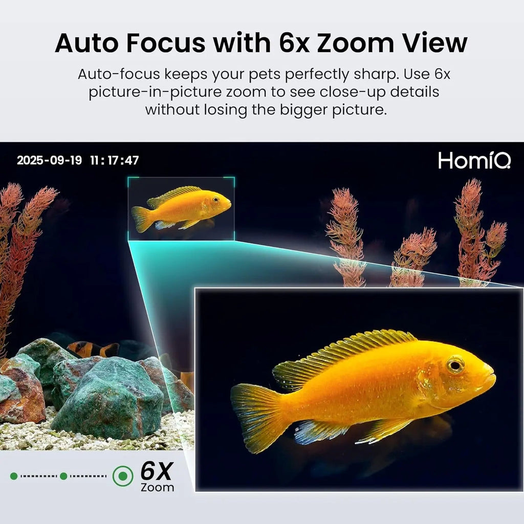 3MP 2K Aquarium & Terrarium Pet Camera w/ Night Vision & Smart Alerts