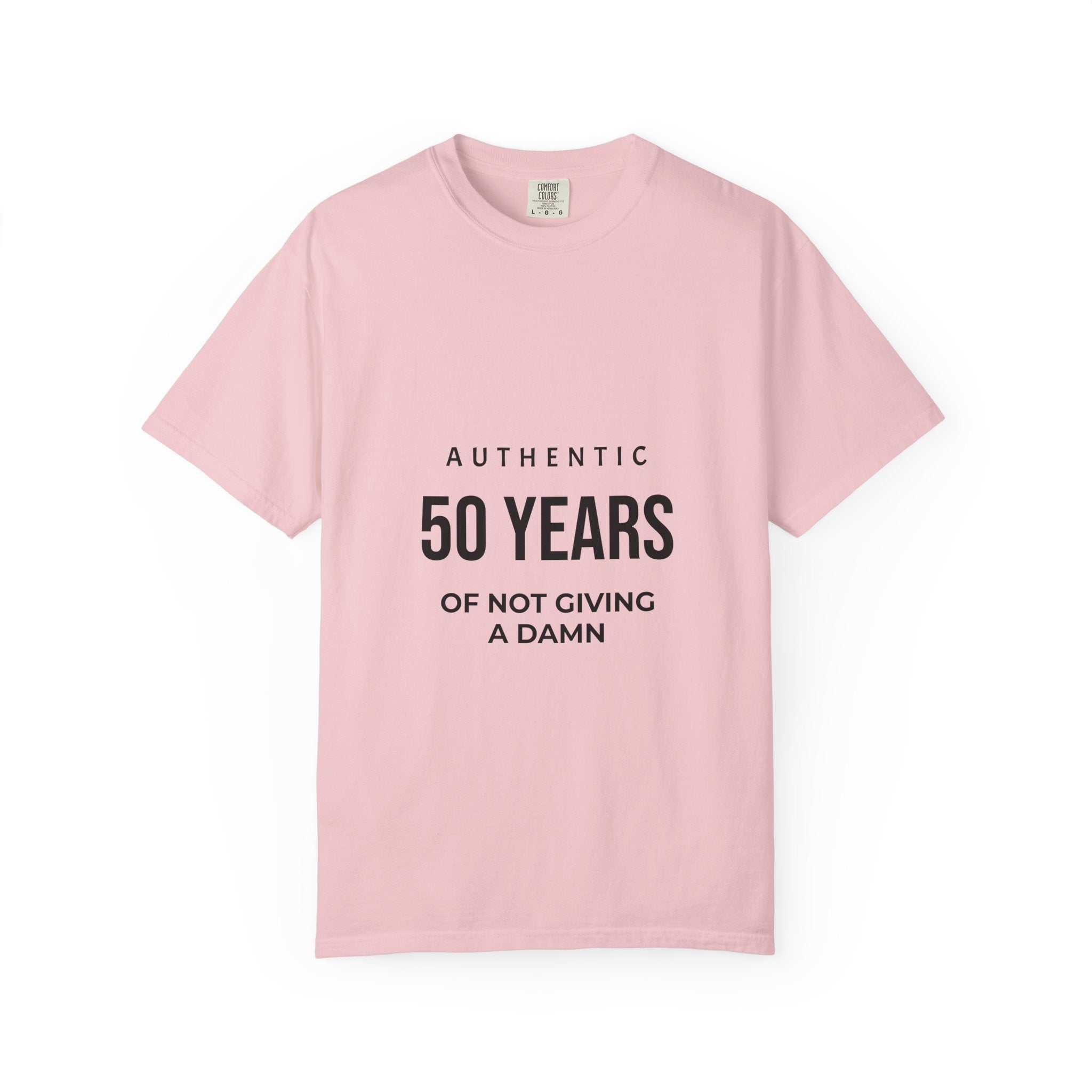 50 Years of Not Giving a Damn T-Shirt — Funny 50th Birthday Tee