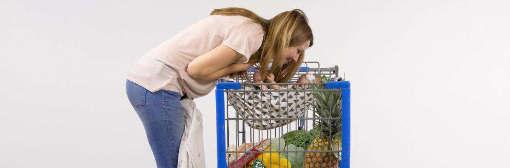 Baby Shopping Cart Hammock | Triangles