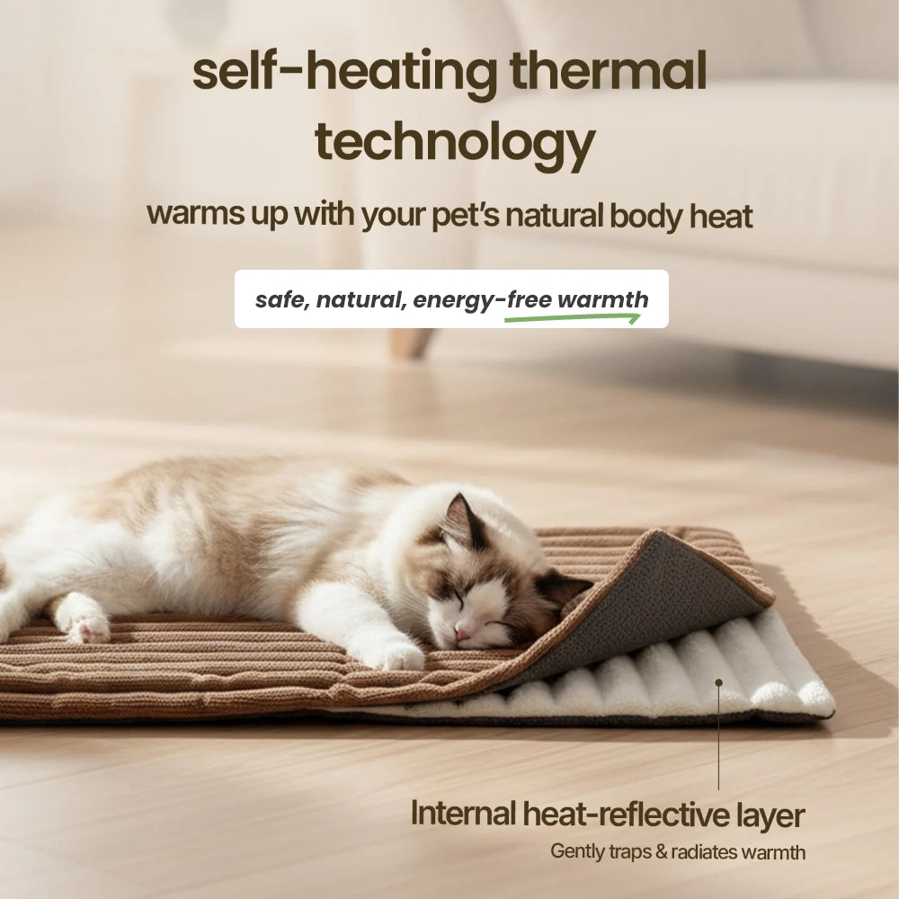 self-warming pet mat