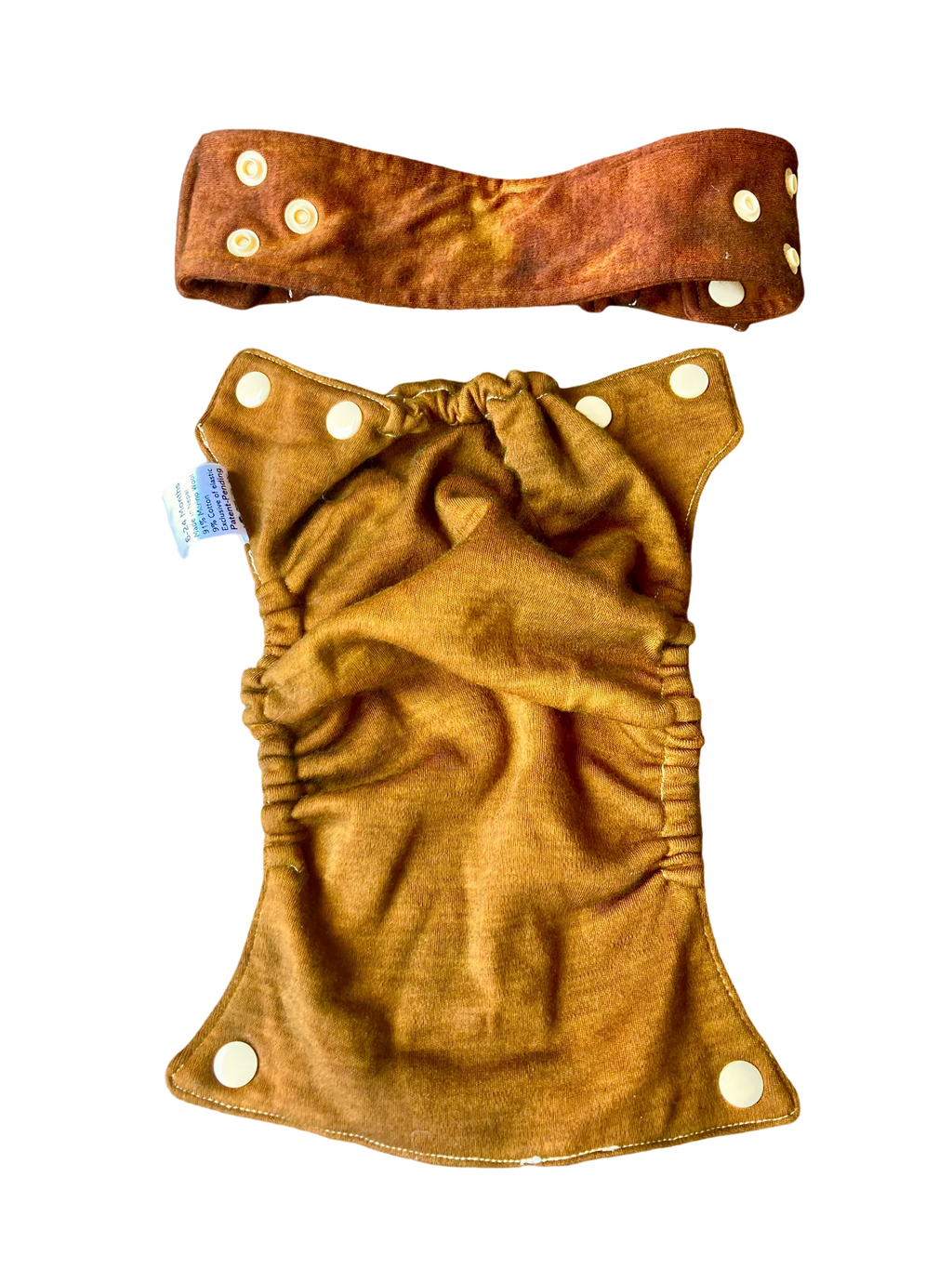 Merino Wool All-In-Two Diaper Cover and Belt