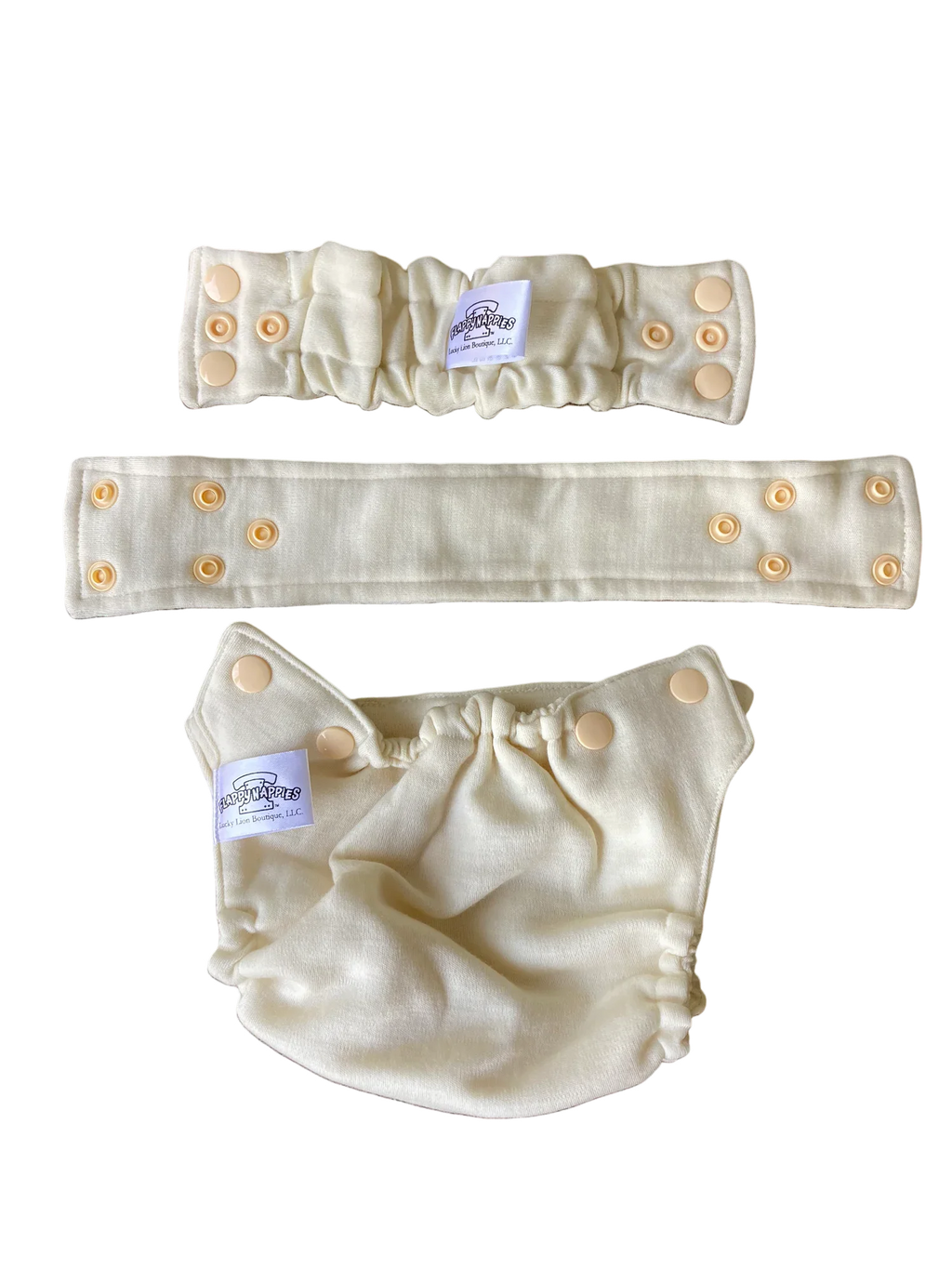 Merino Wool All-In-Two Diaper Cover and Belt