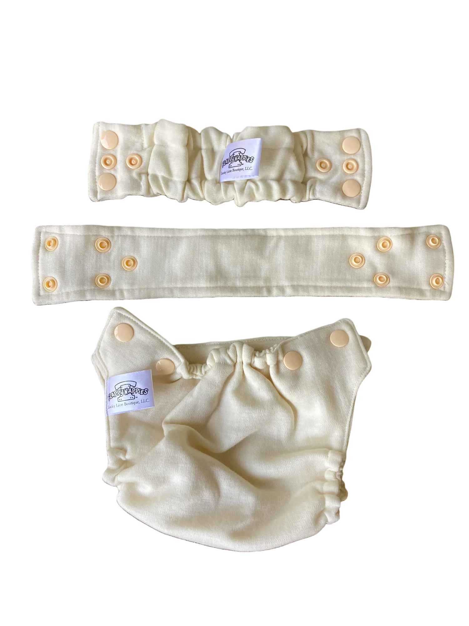 Merino Wool All-In-Two Diaper Cover and Belt