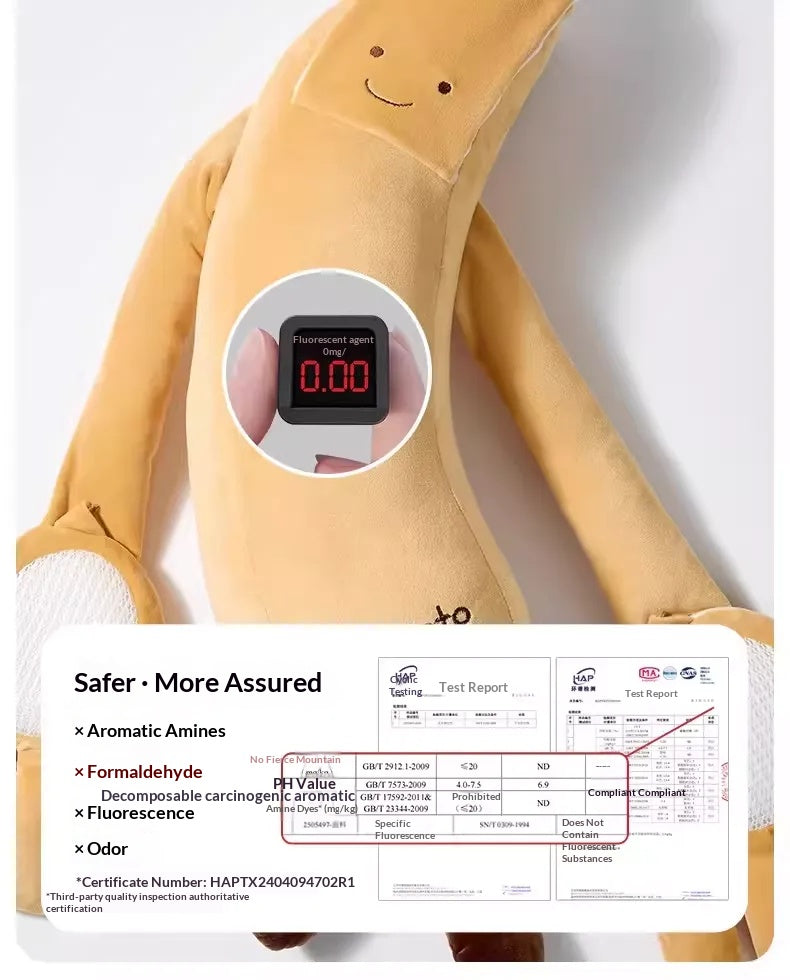 MEACAOFG™ Baby Banana Teether - Safe Silicone Teething Toy for Infants 0-12 Months