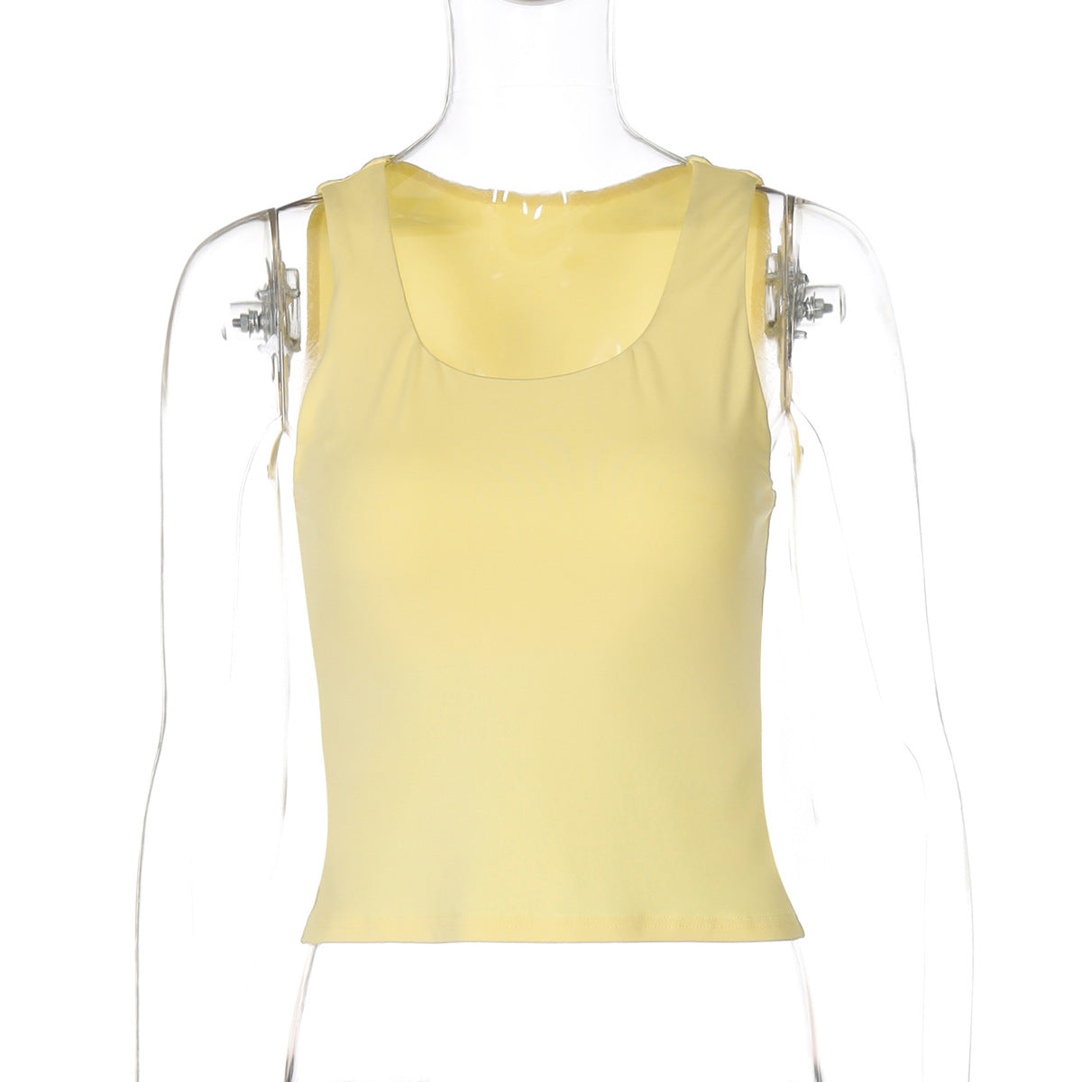 Best Seller Women Clothing Summer Sexy Solid Color Slim Fit All Match Vest Women