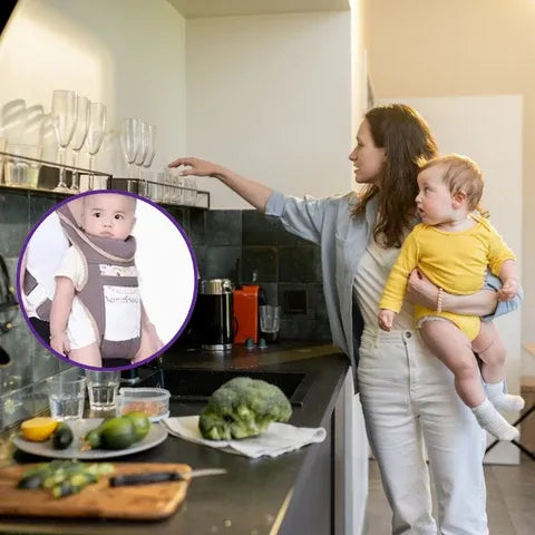 Ergonomic Baby Carrier - Comfortable & Safe Infant Carrier for Newborns & Toddlers