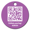 PetHub QR Pet ID Tag – Classic Aluminum